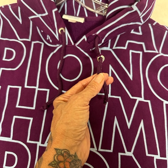 Champion Hoodie in Bold Purple and Blue - Picture 7 of 10